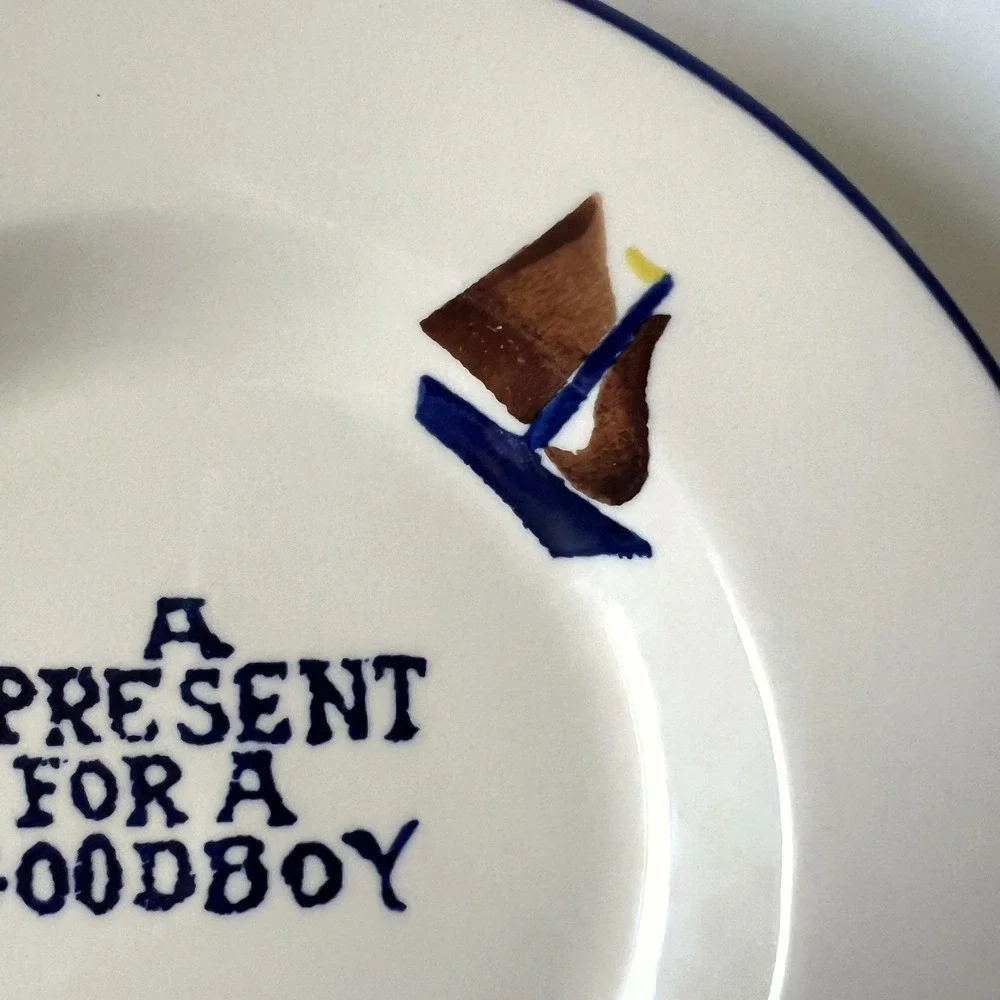Emma Bridgewater A Present for a Good Boy Child's Plate 8.25